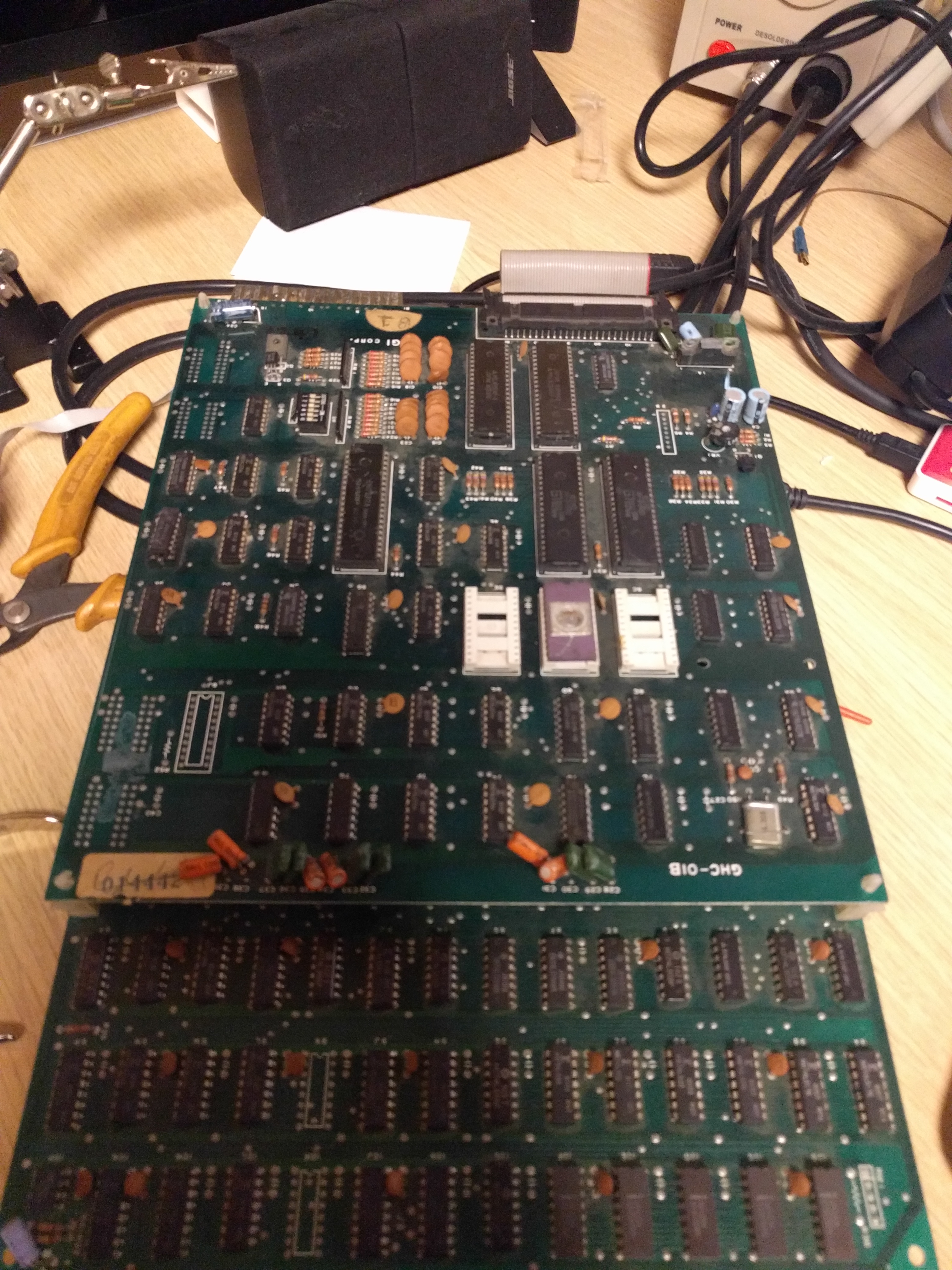 Riparazione scheda di Mighty Monkey e Anteater (Due bootleg basati sull’hardware di Scramble)